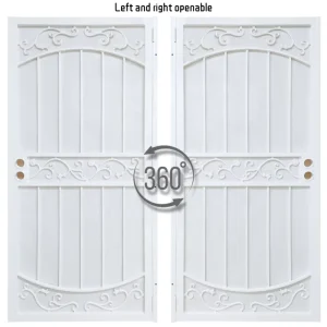 Metal Doors Exterior Steel Decorative Wrought Iron Metal Custom Steel Security Screen Door