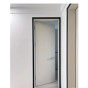 Metal Edging Built-in Aluminum Honeycomb Aluminum Wooden Doors for Commercial Villas