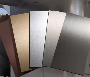 Metal Effect Wall Panel WPC Wall Panel 5mm 8mm