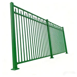 Metal Fence Panel with Garden Trellis Security Wire Wrought Iron Courtyard Ornamental Picket Design