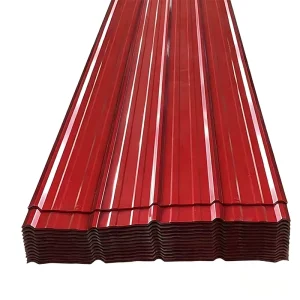 Metal Galvanized Roofing Sheets Roof Corrugated Aluminium Zinc Plated Toles Pour Maison 24 or 26gauge Roofing Iron Sheets