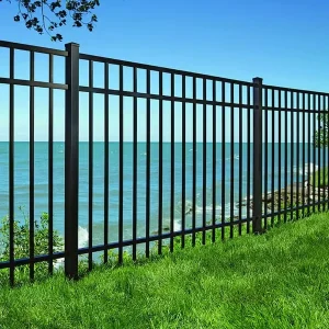 Metal Garden Security Fence Panels, Customized Size and Color