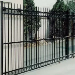 Metal Garden Trellis and Aluminum Picket Fence, Easily Assembled for Houses