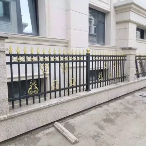 Metal Guardrails Fence Galvanized Steel/aluminum Alloy Outdoor Yard Balustrade Railings