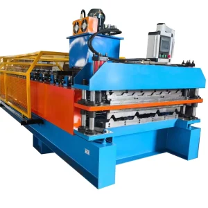 Metal IBR Box Profile Roll Former Standard Trapezoid Tr4 Tr5 Roof Sheet Roof Panel Double Layer Automatic Roll Forming Machine