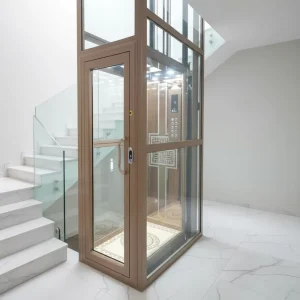 Metal Lift Parts Landing Door Manual Swing Door for Residential Villa Apartments Hotels Warehouses