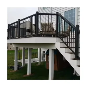 Metal Outdoor Railings Stair System Balcony Railing Design Aluminum Railing Balustrades Handrails