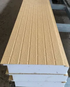 Metal Polyurethane Thermal Acoustic Insulation Board PU Foam Core Sandwich Panels Used as Decorative Materials