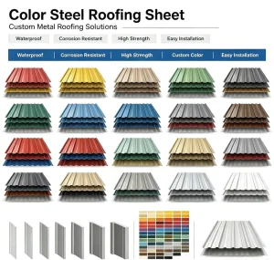 Metal Profiled Roof Color Steel Tile Wall Panel Steel Structure Color Steel Plate Bamboo Durable Hotel Warehouse