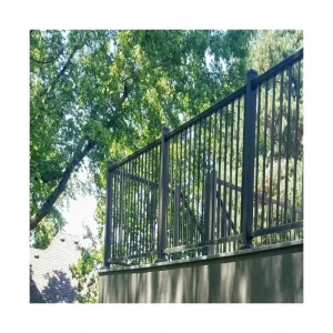 Metal Railing Balustrade Balcony Outdoor Galvanized Steel Aluminum Alloy Rooftop Terrace Art Decorative Trellis & Guardrails