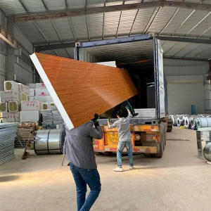 Metal Sandwich Panel for Commercial Buildings with Modern Exterior Wall Cladding and Long Service Life