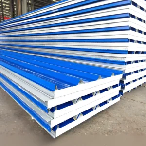 Metal Sandwich Roofing Panel Heat Insulation Waterproof Roof System for Industrial Warehouse Commercial Buildings