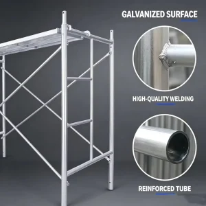 Metal Scaffolding Suitable for Hotel Use High strength Corrosion resistant Galvanized Steel Building System