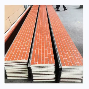 Metal Siding Environmental Protection and Energy Saving Wall Insulation Materials Metal Carved Sandwich Panels