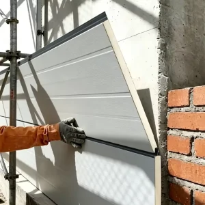Metal Siding Sandwich Panel Polyurethane PU Insulated Exterior Wall Panel 16mm 20mm Waterproof Facade Cladding for Poultry House
