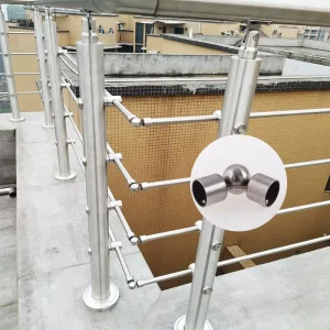 Metal Stair Railing Stainless Steel Indoor Home Villa Hotel Safety Guardrail