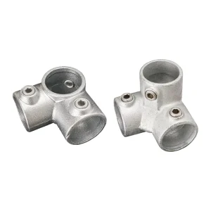 Metal Steel Pipe Clamps 3 Way Key Clamp Fittings for Guard Handrail