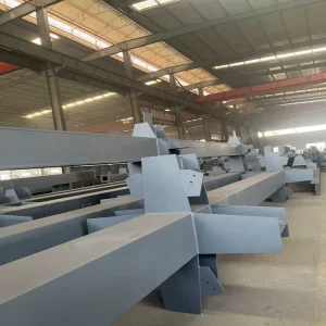 Metal Steel Structures Project Steel Frame Building Prefabricated Structure Precision Laser Cut Customized Size