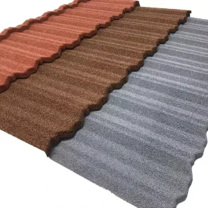Metal Stone Coated Roof Tile Galvanized Steel Slate-Look Roof Panel for Villa Warehouse & Workshop Construction