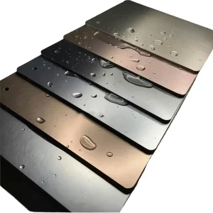 Metal Texture Board Interior Wall Decoration Metal Panel Integrated WPC Wall Panel Carbon Crystal Panels for Hotel Mall