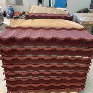 Metal Tile Roof 0.45mm Stone Coated Metal Steel Roof Tile Aluminum Roofing Tile