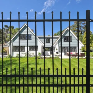 Metal Tubular Security Outdoor Garden Gate Steel Fence