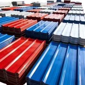 Metal Wall Insulation Aluminum Zinc Roofing Panel Color Coating Aluminum Zinc Corrugated Steel Roofing Sheet