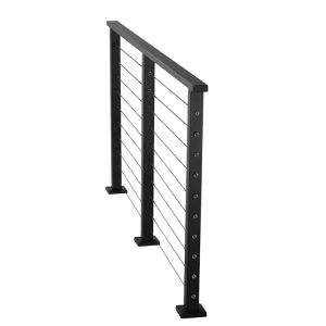 Metal Wire Rope Stainless Railing Balcony Fencing 42″ Cable Railing Deck Posts Porch Railing