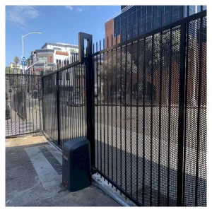 Metal Wrought Iron Rail with Decorative Details for Balcony and Staircase