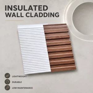 Metallic Aluminum Finish PU Foam Insulated Sandwich Panel 20mm Corrosion Resistant Wall Siding for Industrial Warehouse