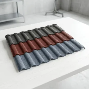Minimal Waste Installation Precision Cut Stone Coated Metal Roof Tiles for Efficient and Clean Construction