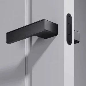 Minimalist Indoor Magnetic Mortise Door Knob Set Simple Concealed House Lock Handle for Bedroom Privacy Pull Window Handle