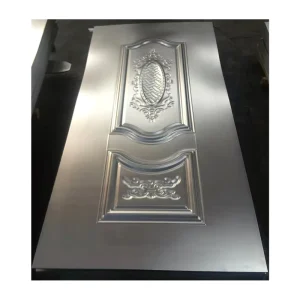 Minimalist Sleek Steel Door Skin Super Strong Weather Resistant Sheet for Exterior Door