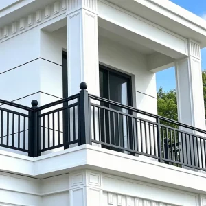 Minimalist-Style Aluminum Alloy Staircase Handrail Guardrails