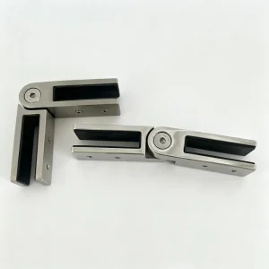 Mirror Polished Stainless Steel Adjustable Glass Clamp Swivel Glass Connector Clamp for Balcony Glass Balustrade System