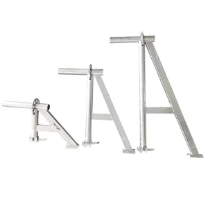 Mobile Frame Scaffold Walk Through Design Galvanized Scaffolding for Painting Work