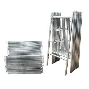 Mobile H Frame Steel Scaffolding Walk Through Platform Hot Dip Galvanized Factory Price for Hotel Use