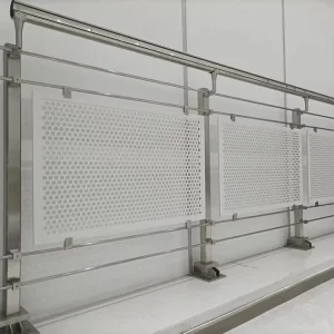 Modern 304/316 Stainless Steel Aluminum Balcony Stair Railings ISO9001 CE Certification 5-Year Warranty Custom Color