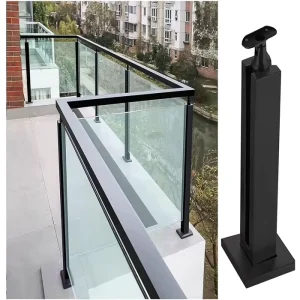 Modern 304 Stainless Steel Aluminium Railings Power Coated Handrails Stairs Balconies Decks Hospital Outdoor Use
