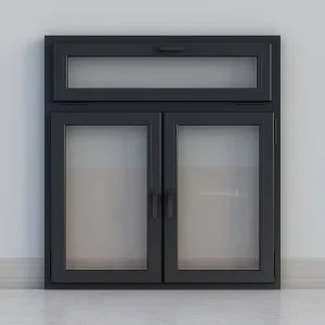 Modern Aluminum Alloy Fixed Windows with Tempered Glass for Office Commercial Spaces High Transparency Easy Maintenance