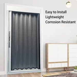 Modern Aluminum Alloy Slats Simple Interior Waterproof Finished Door for Washing Room