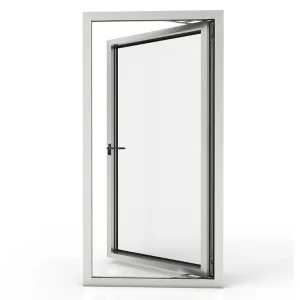 Modern Aluminum Alloy Swing Double Glazed Tempered Glass Soundproof Customized Casement Windows