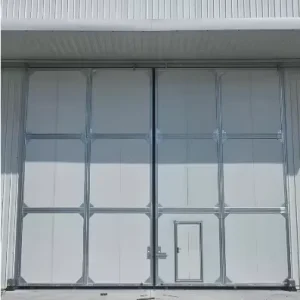 Modern Aluminum Alloy Waterproof High Security Automatic Electric Outdoor Warehouse Industrial Door with 5-Year Warranty