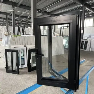 Modern Aluminum Casement Home Impact Resistant Window Security Grills Casement Window
