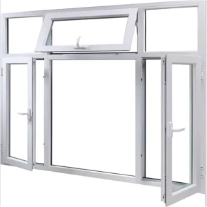 Modern Aluminum PVC Windows Profile Simple Iron Window Grill Design