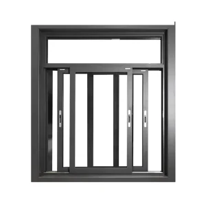 Modern American Design Antitheft Indoor Aluminum Glass Windows Hotel Aluminum Alloy Sliding Windows