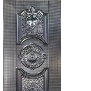 Modern Anti Theft Finished Galvanized Steel Door Skin Panel for Apartment Exterior