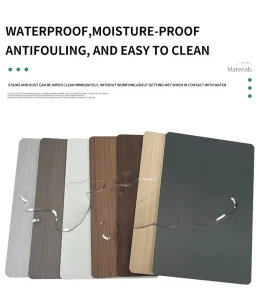 Modern Bamboo Charcoal Metal Wall Panels for Commercial Shops Waterproof Fireproof Moisture Proof Interior