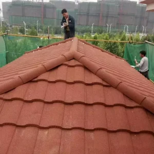 Modern Buildings Color Stone Metal Roof Tiles Weather Resistance and Lightweight Durability