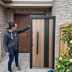 Modern Classic Armored Door Luxury Turkey Security Main Entrance with Anti-Theft Feature Finished Surface